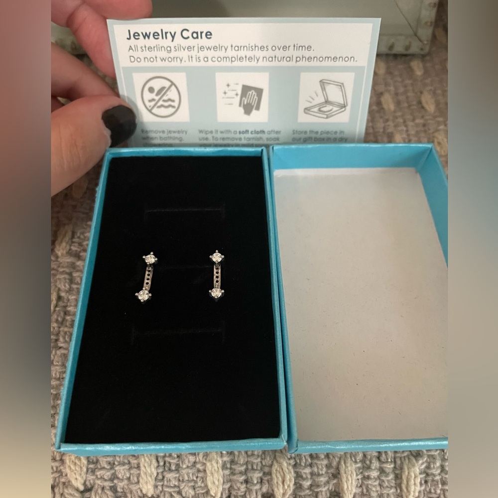 sterling silver earring jackets